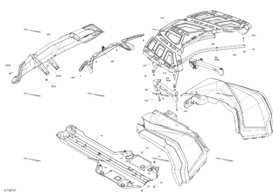 Body - Bumper And Skid Plate - Dps - Orange