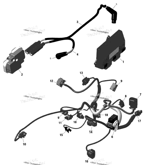 Engine Harness And Electronic Module - 315