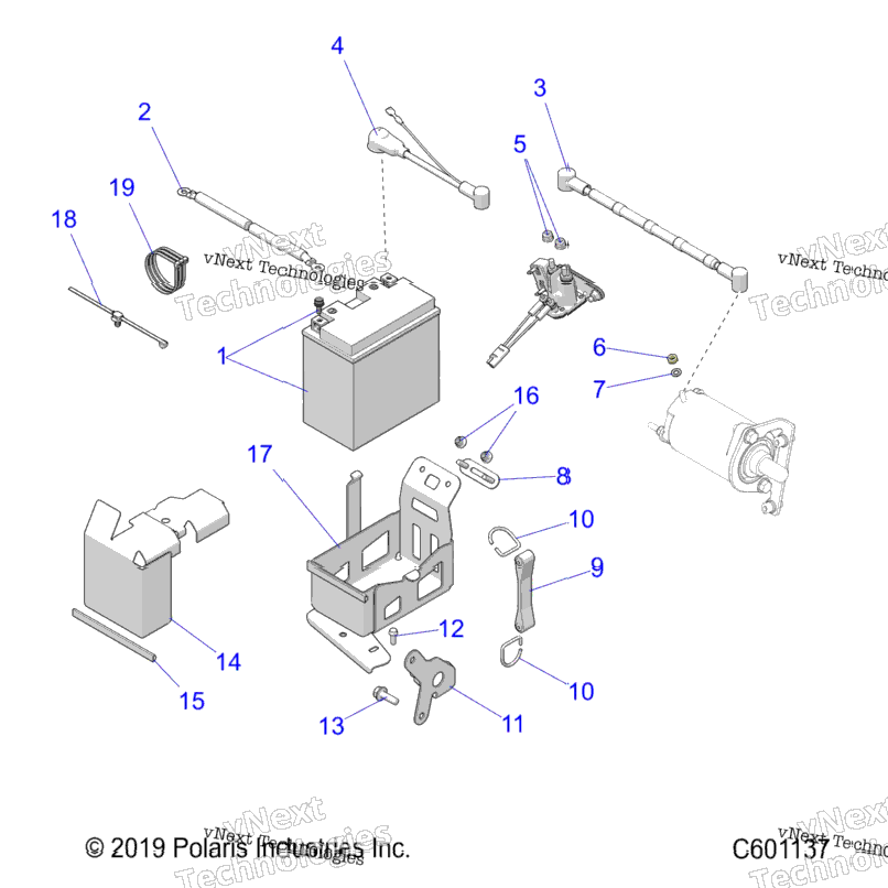 Electrical, Battery Box Asm