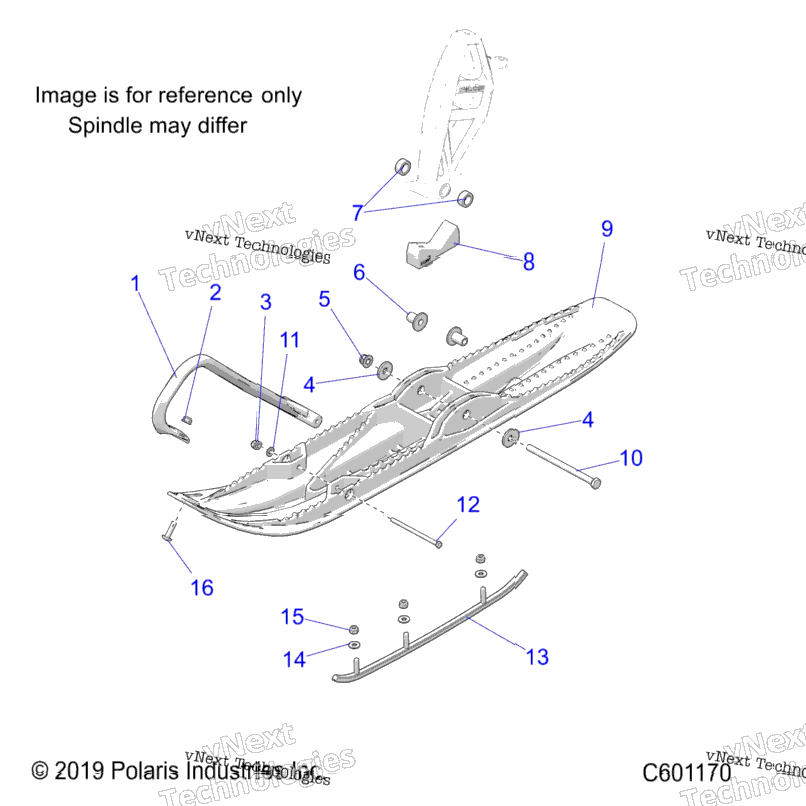 Steering, Ski Asm