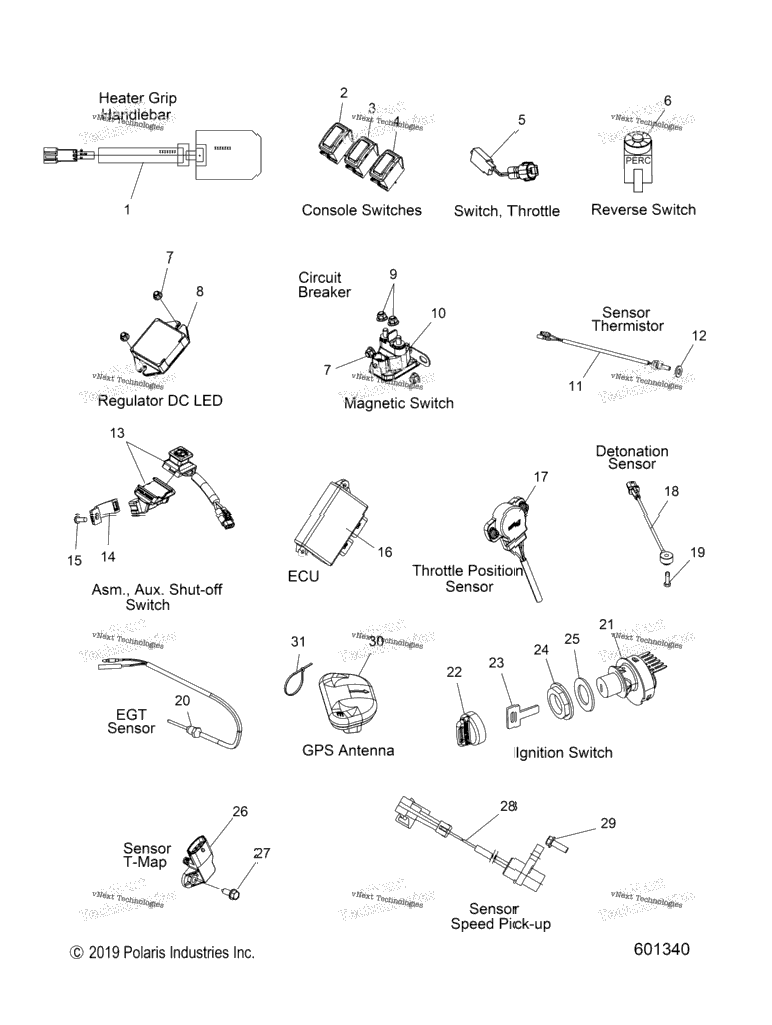 Electrical, Switches, Sensors & Components