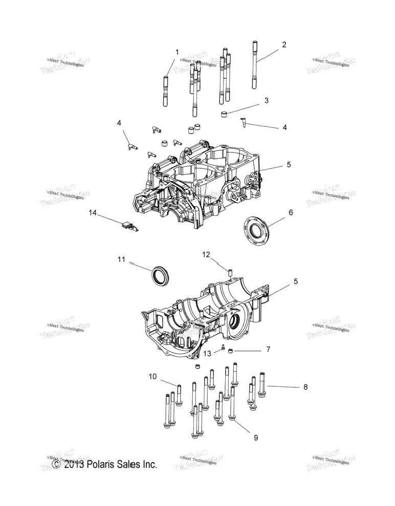 Engine, Crankcase