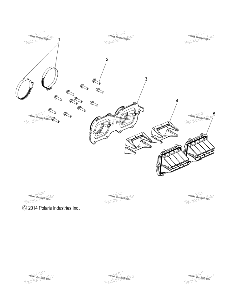 Engine, Reed Valve & Throttle Body Adaptor