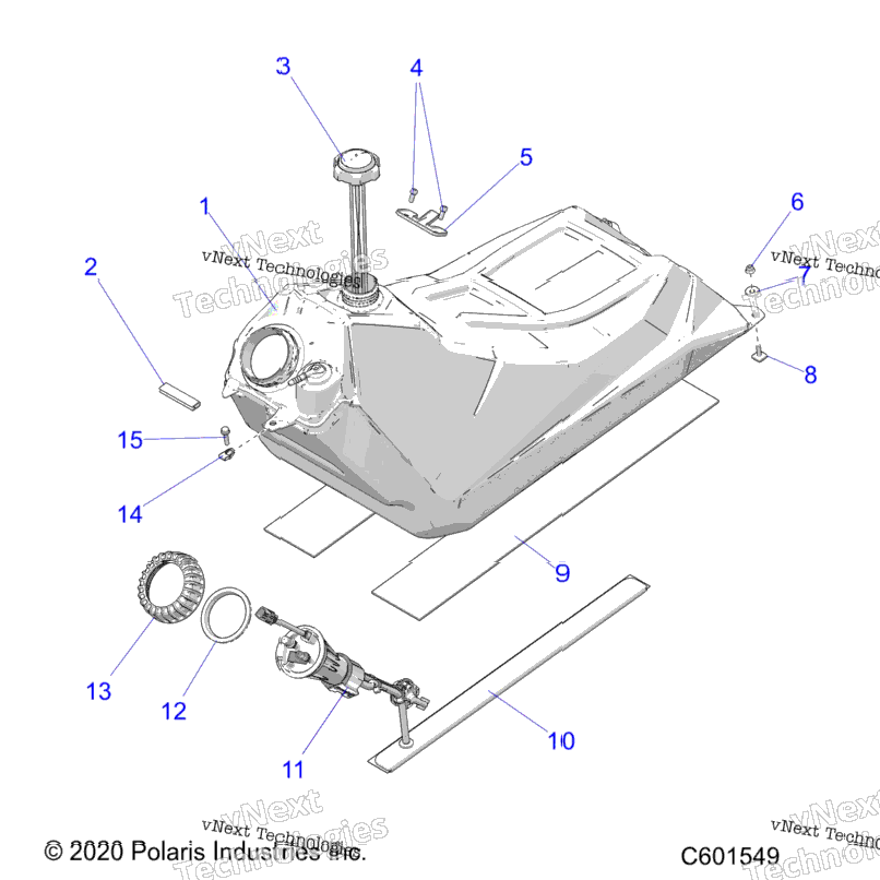 Fuel System, Fuel Tank Asm