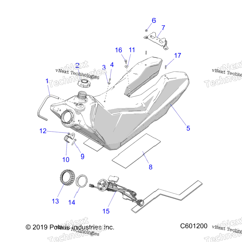 Fuel System, Fuel Tank Asm