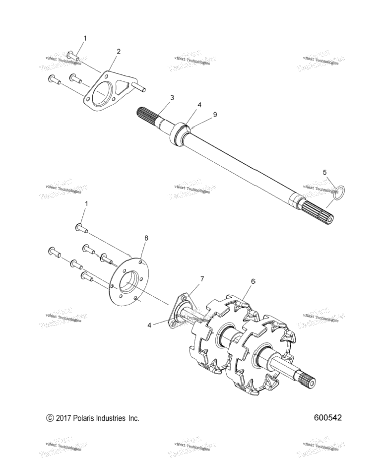 Drive Train, Jackshaft & Driveshaft All Options