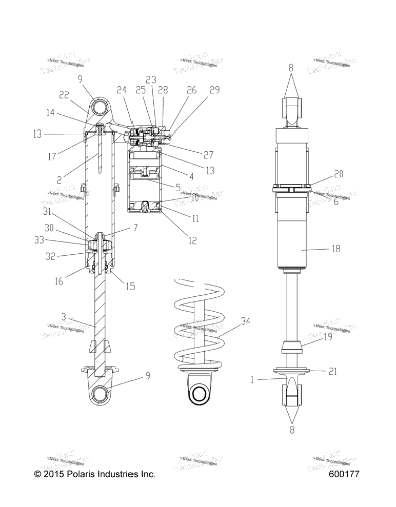 Suspension, Shock, Ifs, Hi Lo Adj. (600177)