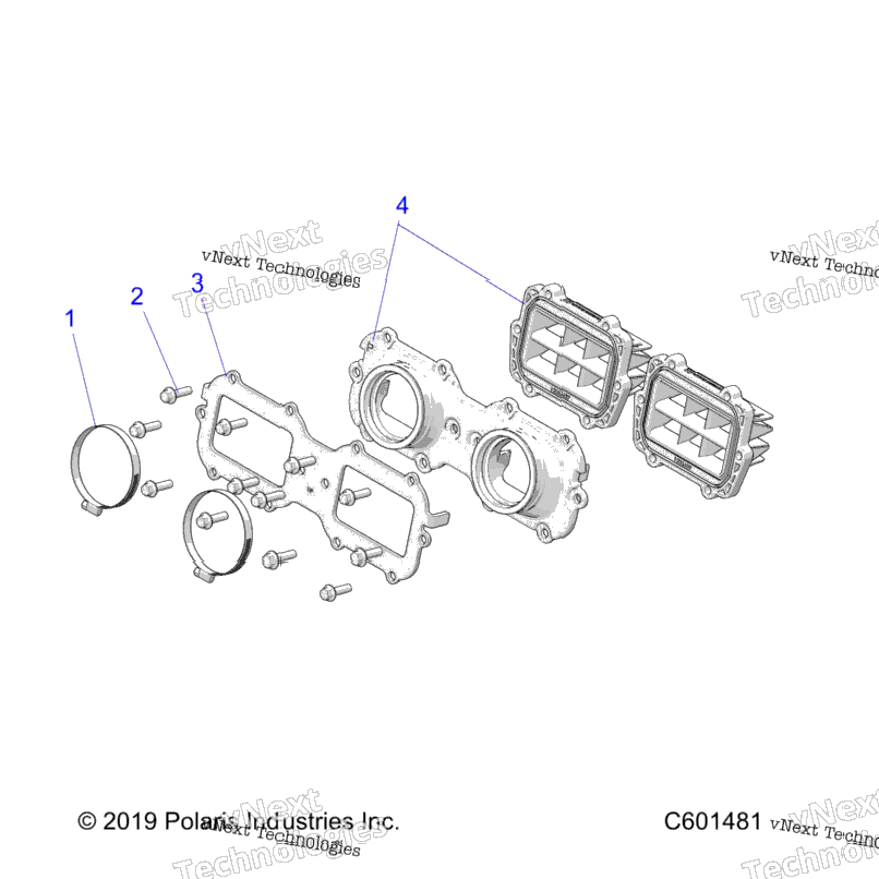 Engine, Reed Valve & Throttle Body Adaptor All Options