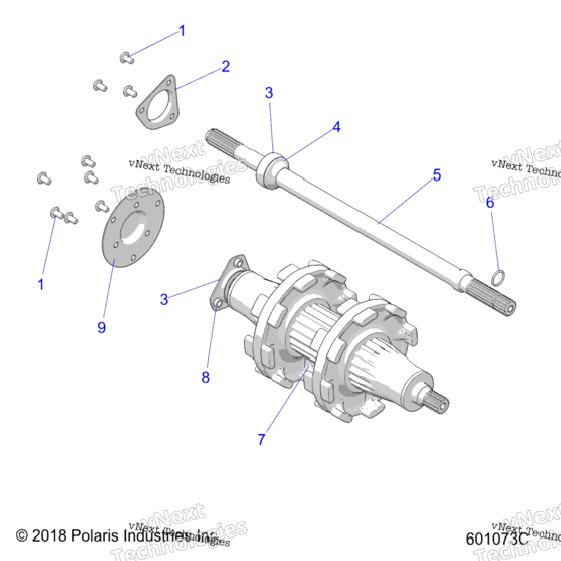 Drive Train, Jackshaft & Driveshaft All Options