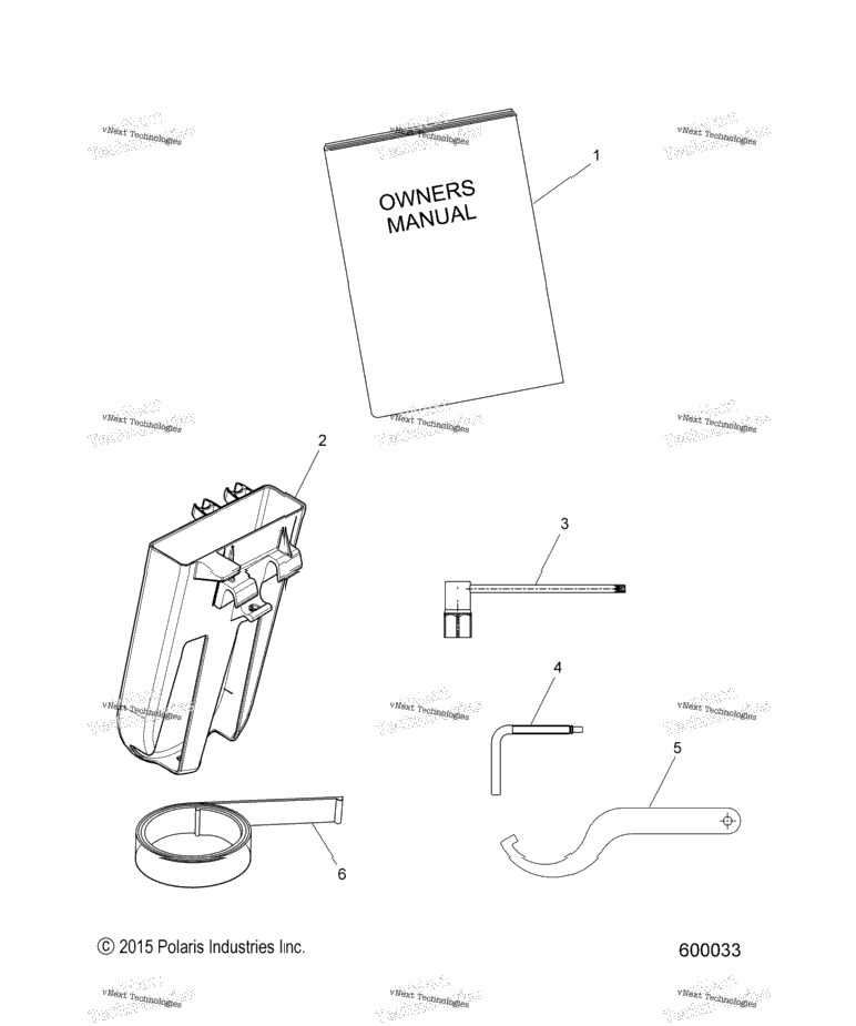 Tools, Belt Holder, Tools, & Owners Manual All Options