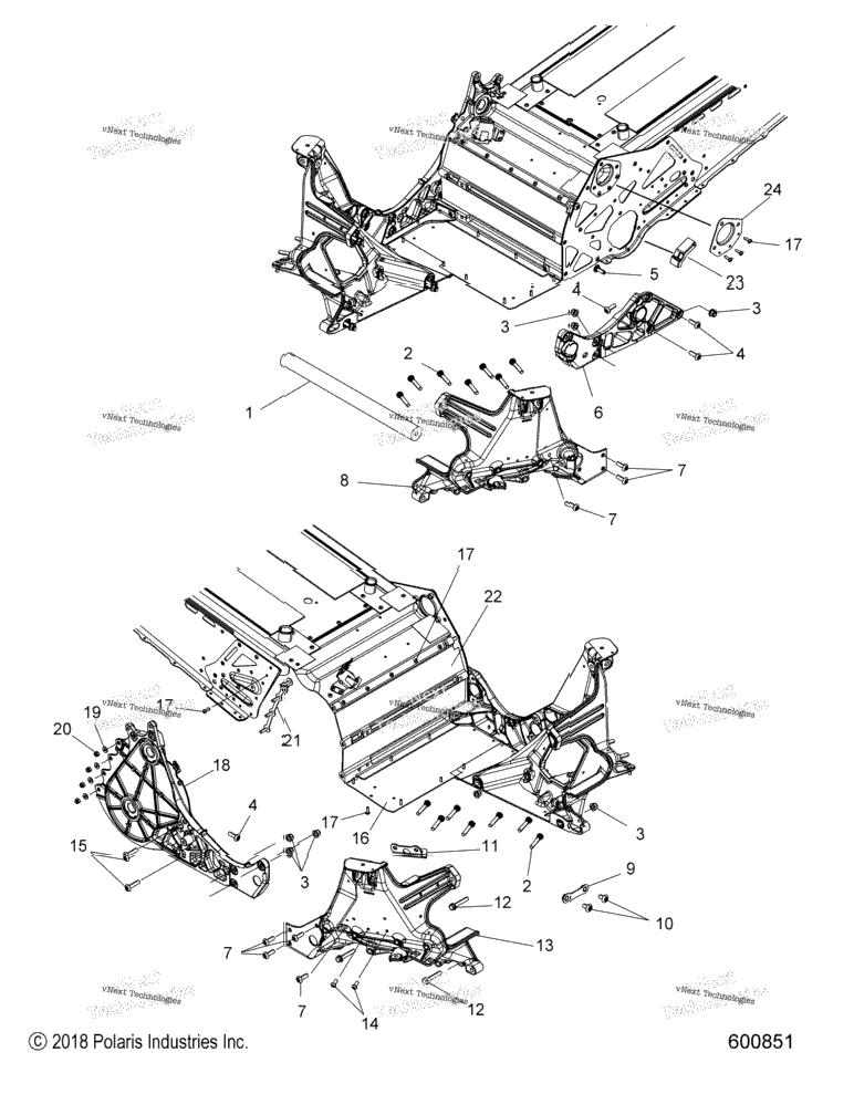 Chassis, Bulkhead Asm. All Options