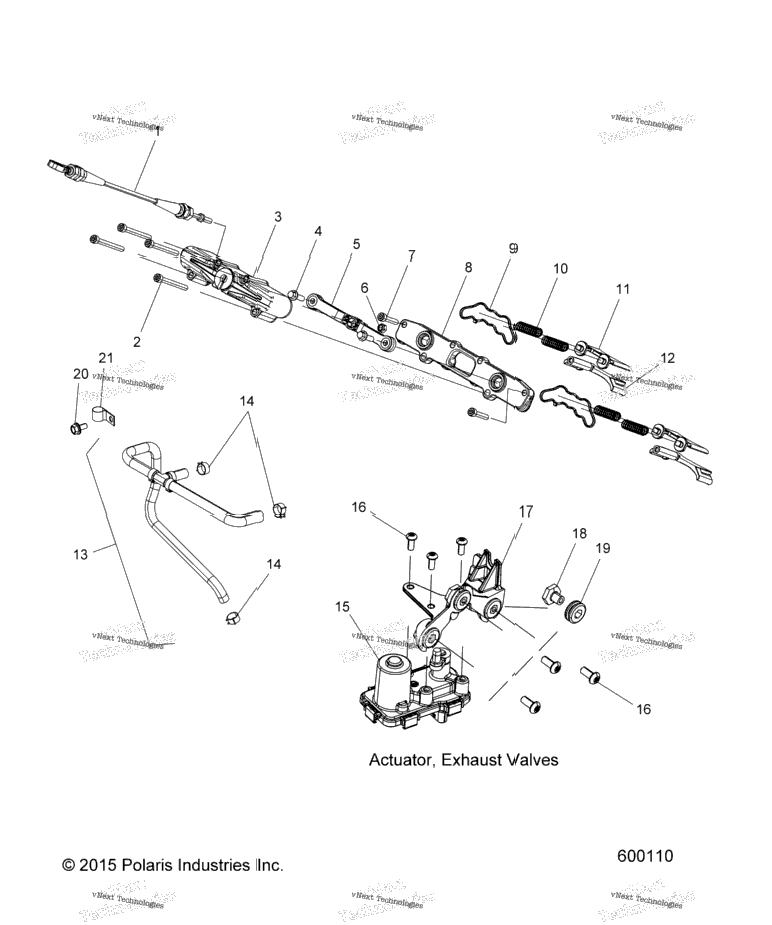 Engine, Exhaust Valve Asm