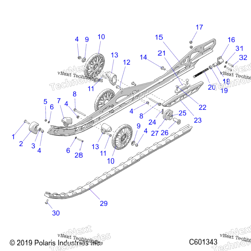 Suspension, Rail, LhRh