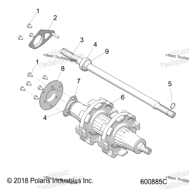 Drive Train, Jackshaft & Driveshaft All Options