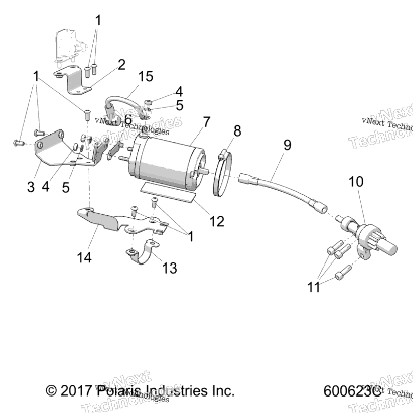 Engine, Starter Motor Elect. Start Option