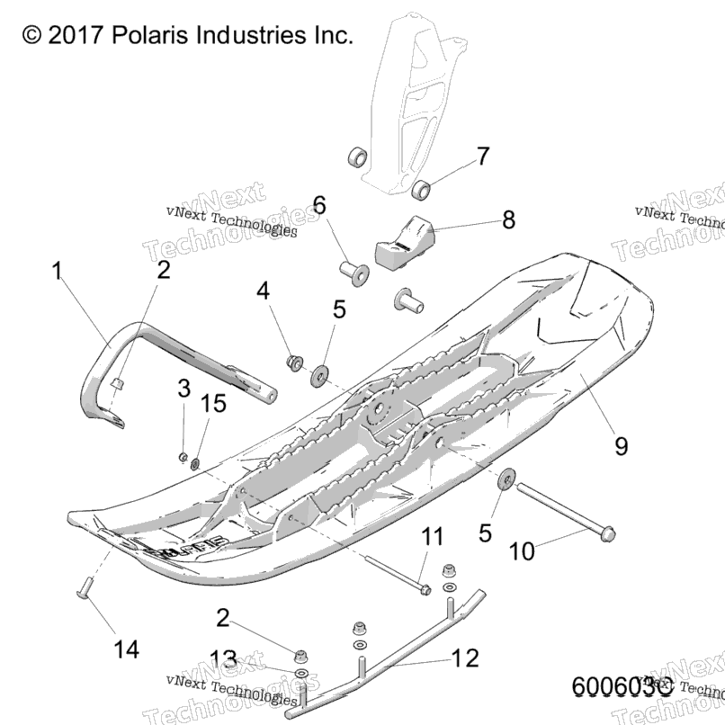 Steering, Ski Asm.,Profloat, Sp S20fjb8