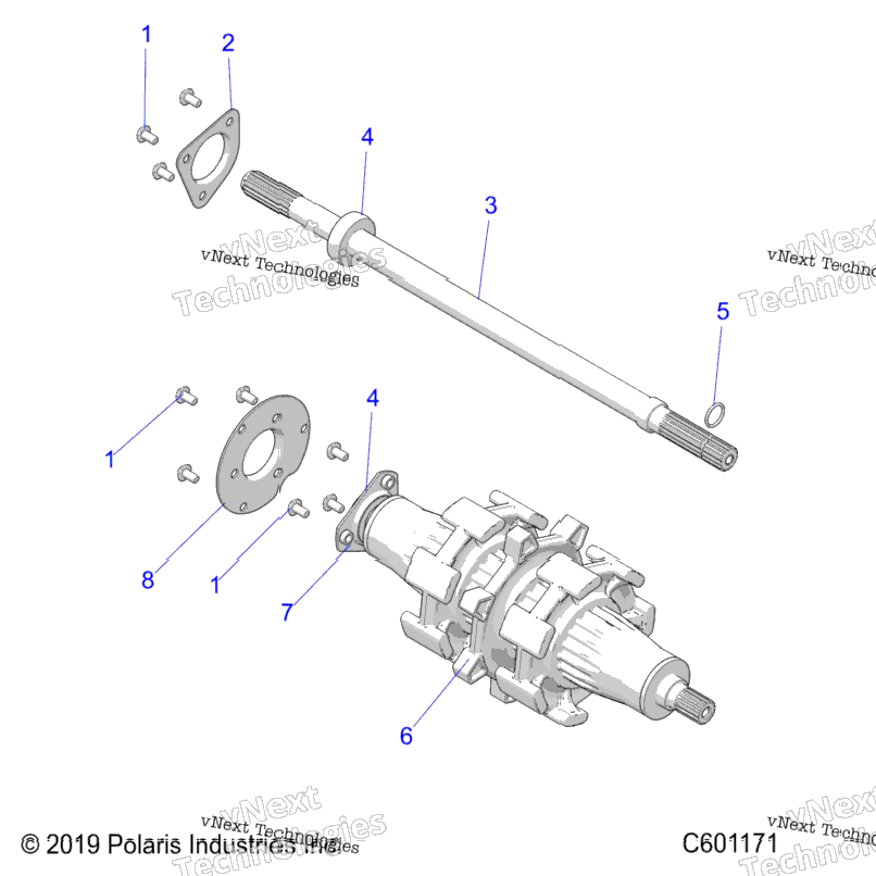 Drive Train, Jackshaft & Driveshaft All Options