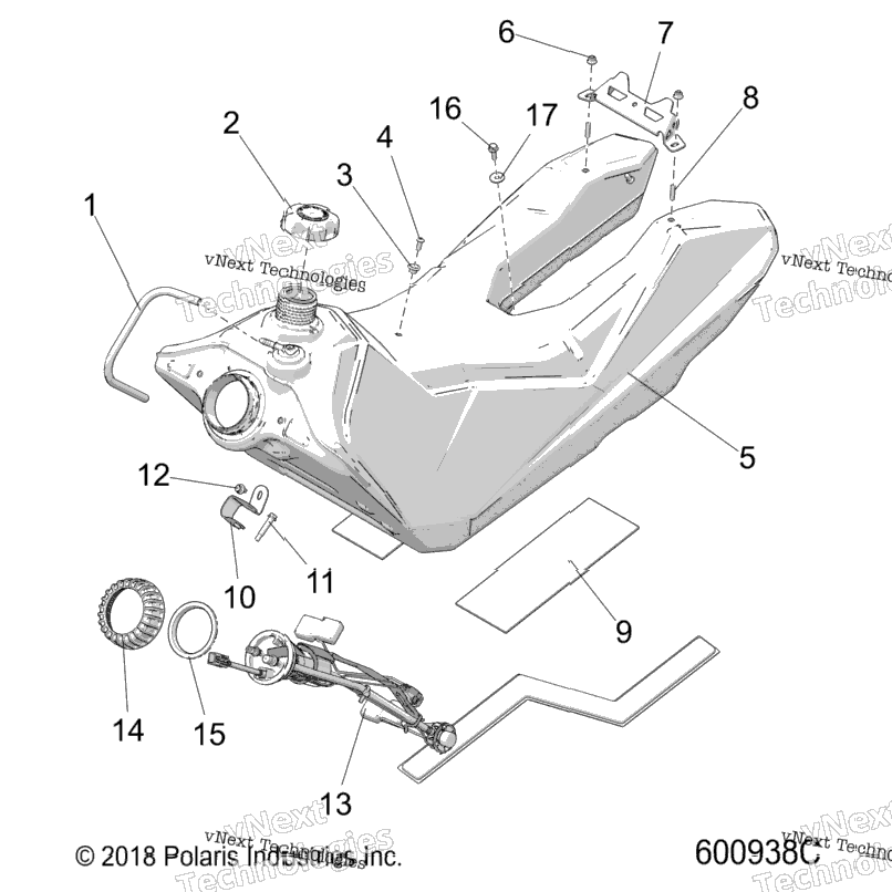 Fuel System, Fuel Tank Asm. All Options