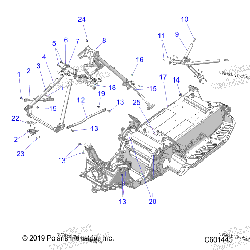 Chassis, Chassis Asm. & Over Structure All Options