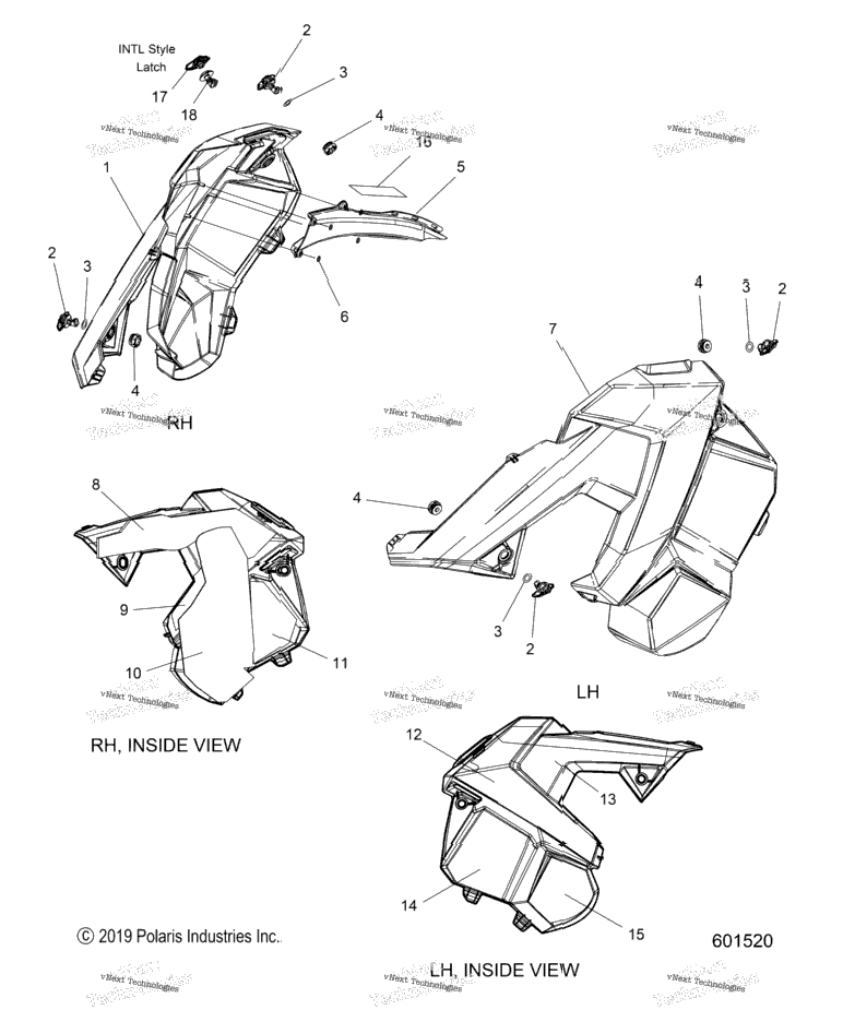 Body, Side Panels All Options