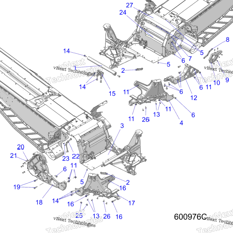 Chassis, Bulkhead Asm. All Options