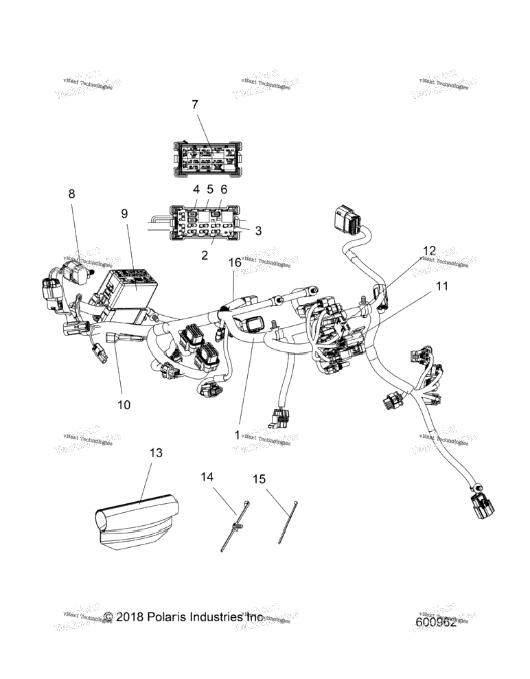 Electrical, Main Wire Harness All Options