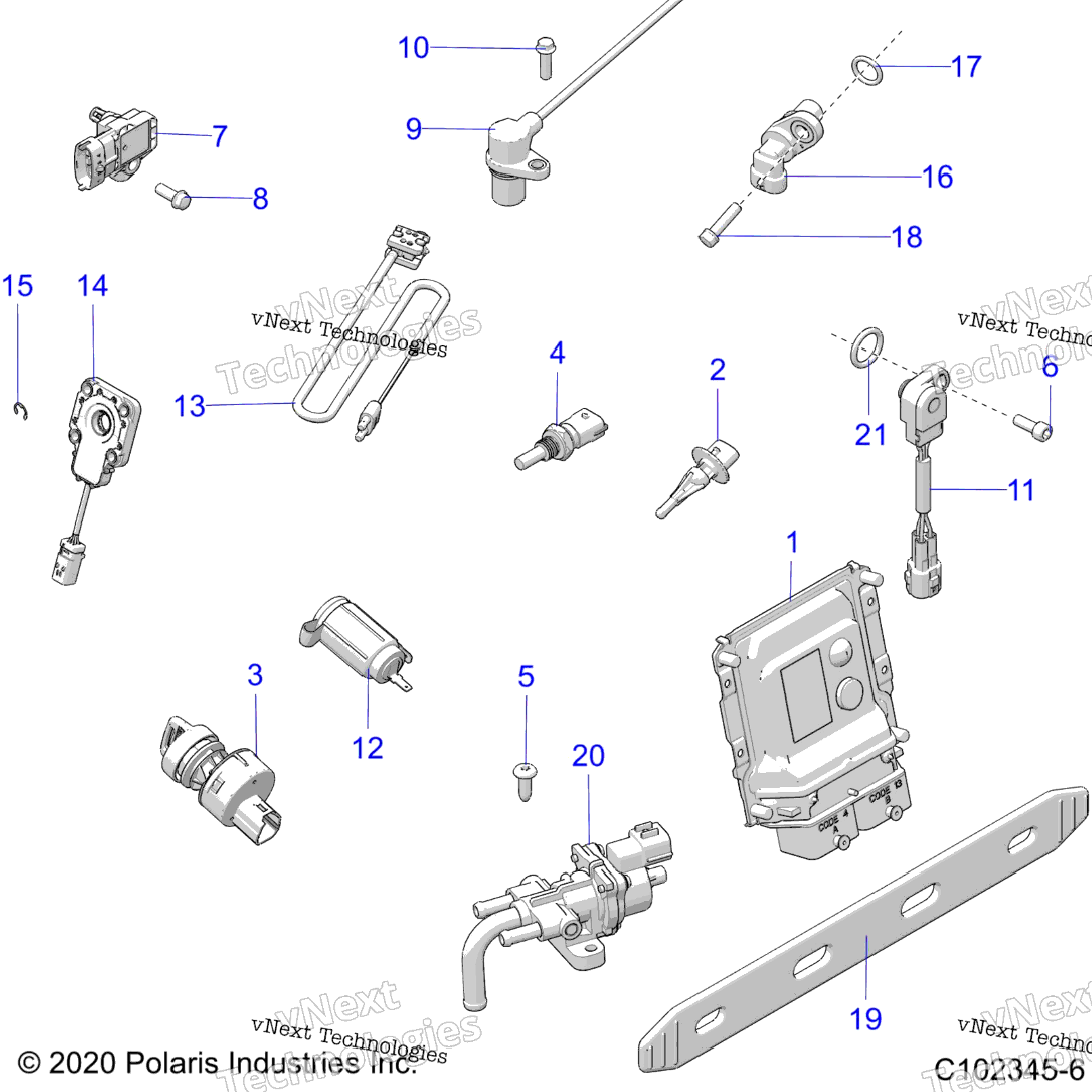 Electrical, Switches, Sensors, Ecu & Control Modules