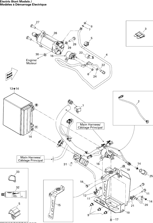 Battery And Starter