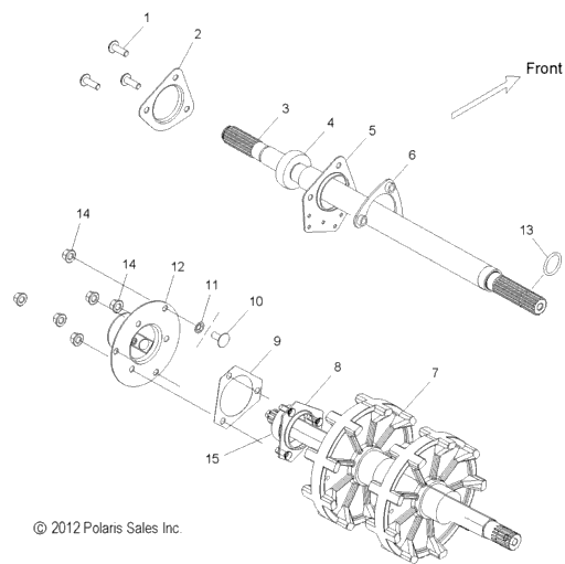 Drive Train, Jackshaft & Driveshaft