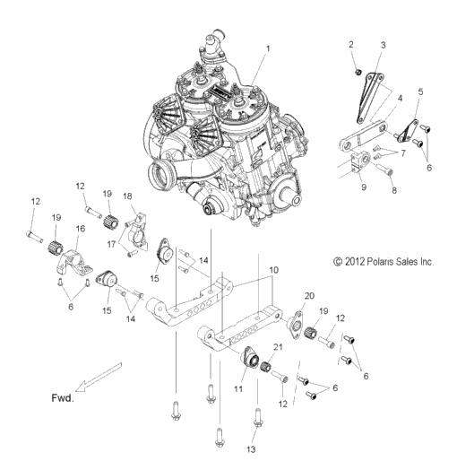 Engine, Mounting