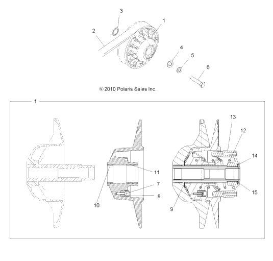 Drive Train, Secondary Clutch