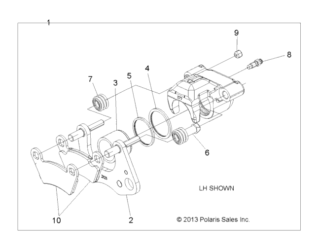 Brakes, Caliper, Front