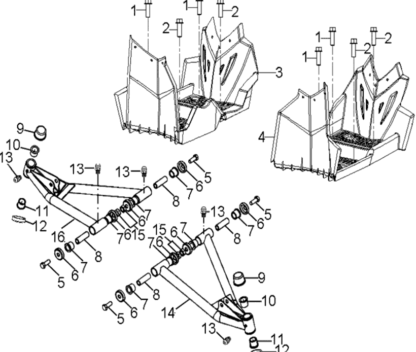 Chassis, Aarm & Footrest