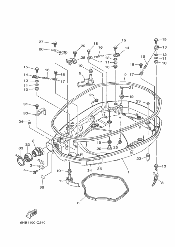 Bottom cowling 1