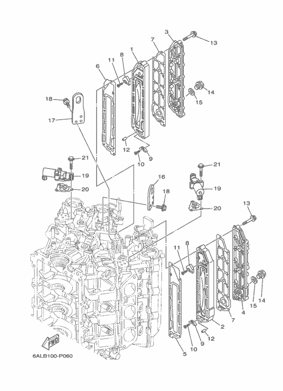 Cylinder & crankcase 3