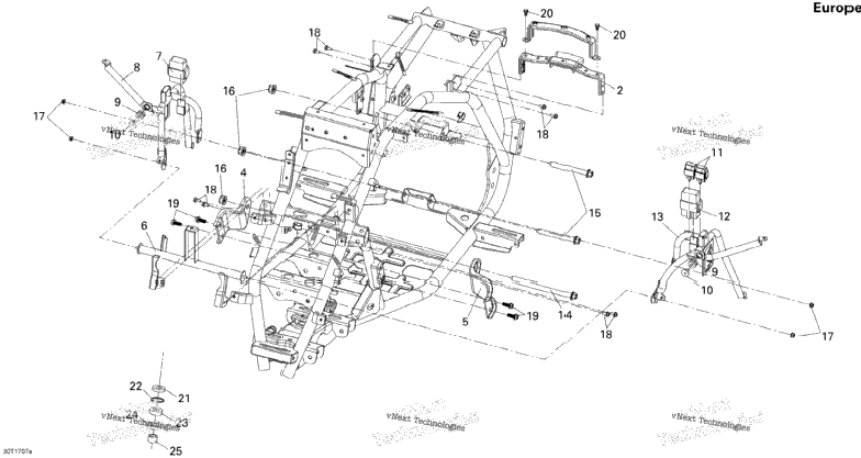 Rear Frame North America, International