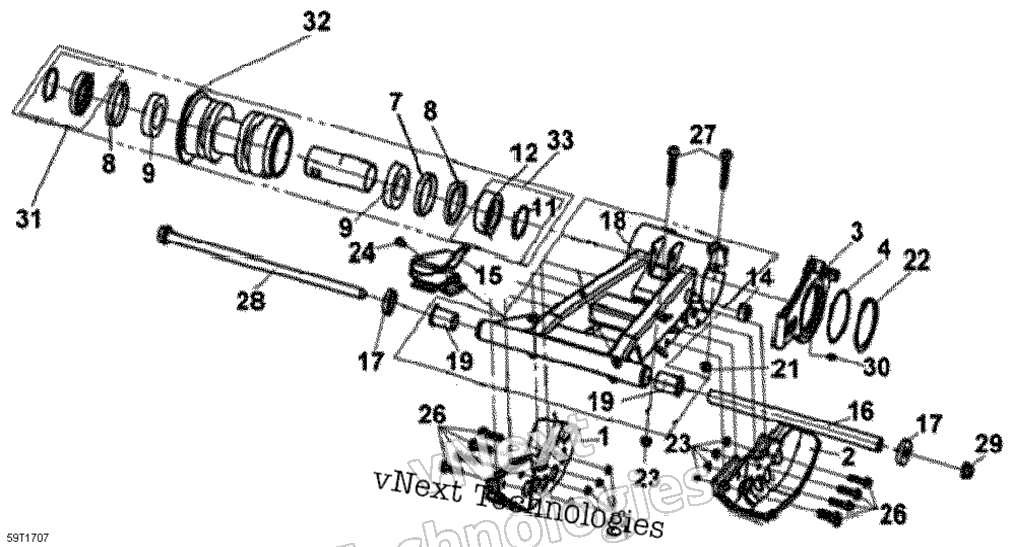 Rear Swing Arm North America