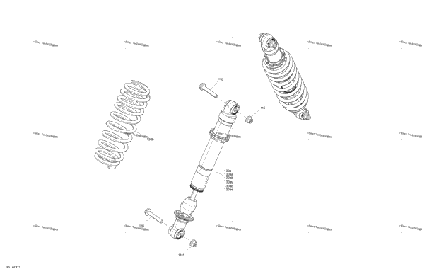 Suspension - Shocks - Front Section