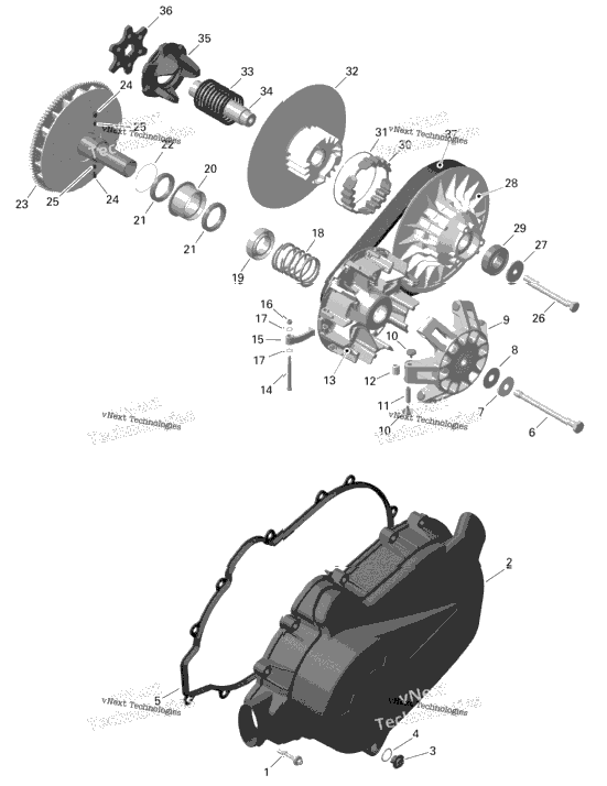 Rotax - Transmission - 450