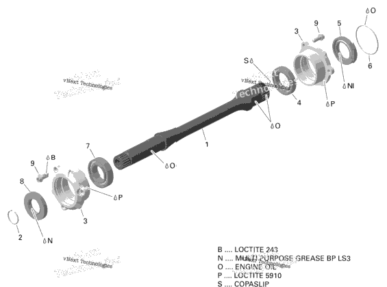 Rotax - Drive Shaft