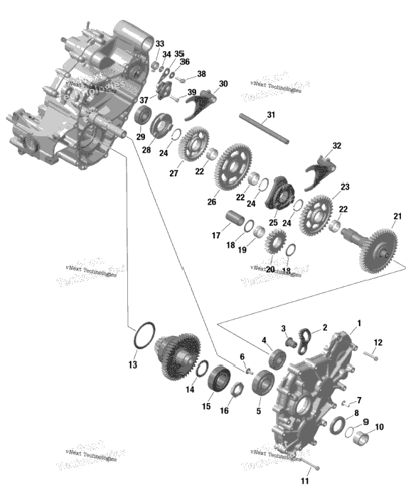 Rotax - Gear Box 2 - 420686654