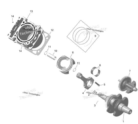 Rotax - Cylinder - 450