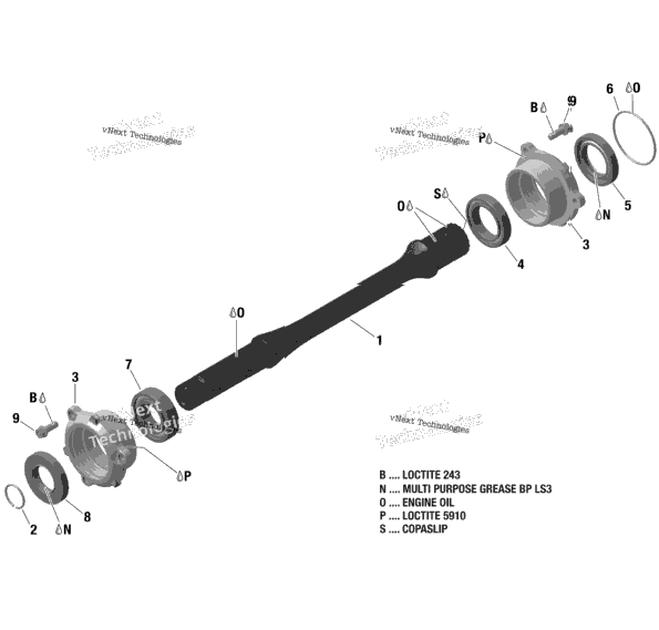 Rotax - Drive Shaft