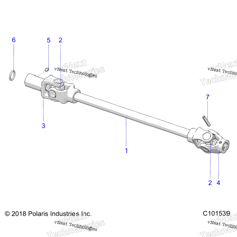 Drive Train, Front Prop Shaft