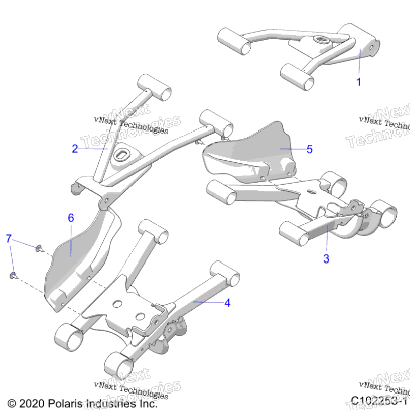 Suspension, Rear Control Arms