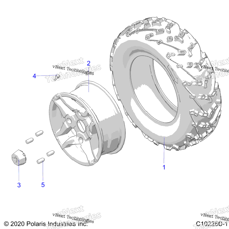 Wheels, Front Tire