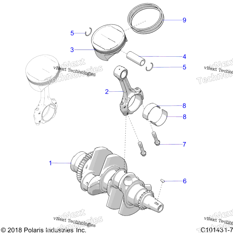 Engine, Crankshaft & Piston A20sxa85a1A7Ca1Ca7E85a9AfApCa9CafCapV85apCap