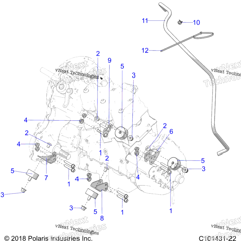 Engine, Mounting And Transmission Mounting A20sxa85a1A7Ca1Ca7E85a9AfApCa9CafCapV85apCap