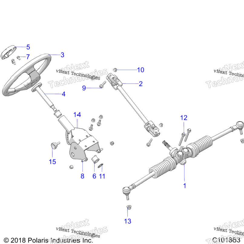 Steering, Steering Asm