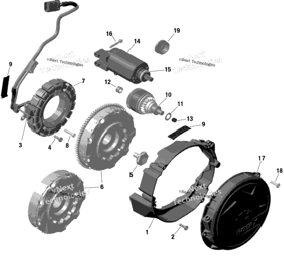 Electric - Magneto And Starter - 600R E-Tec